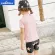 Pink girl swimwear A collection of hats, water, rings, arms