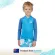 Piping Hot เสื้อว่ายน้ำเด็กเล็ก ชาย แขนยาวมีซิปหน้า กันรังสียูวี UPF50 สี BLUE Piping Hot แบรนด์ชั้นนำจากออสเตรเลีย
