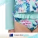 Piping Hot เสื้อว่ายน้ำเด็กเล็ก หญิง แขนยาวมีซิปหน้า กันรังสียูวี UPF50 สี PARADISE SURF Piping Hot แบรนด์ชั้นนำจากออสเตรเลีย