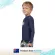 Piping Hot เสื้อว่ายน้ำเด็กเล็ก ชาย แขนยาวมีซิปหน้า กันรังสียูวี UPF50 สี NAVY Piping Hot แบรนด์ชั้นนำจากออสเตรเลีย