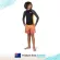 Piping Hot เสื้อว่ายน้ำเด็กชายแขนยาวมีซิปหน้า กันรังสียูวี UPF50 สีดำ Piping Hot แบรนด์ชั้นนำจากออสเตรเลีย