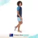 Piping Hot เสื้อว่ายน้ำเด็กชายแขนสั้นมีซิปหน้า กันรังสียูวี UPF50 สี NAVY Piping Hot แบรนด์ชั้นนำจากออสเตรเลีย