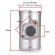 Spceddy Cmx Car Air Flow Sensor Mount Adapter 63mm 70mm 76mm 83mm Maf Meter For Toyotas Mazda3 Mazda6 Aip20s-072670