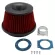 Apexi Style Universal Kits Auto Power Intake Air Filter 75mm Dual Funnel Adapter High Flow Cai