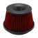 Apexi Style Universal Kits Auto Power Intake Air Filter 75mm Dual Funnel Adapter High Flow Cai