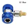 1 PCS R134 Air-Conditioning Low High Quick Coupler Adapters AC Manifold Gauge Extractor Valve Core