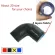 Black Silicone 90 Degree Elbow Reduce Hose 51mm To 57mm/60mm/63mm/70mm/76mm/80mm/83mm/89mm