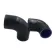 Black Silicone 90 Degree Elbow Reduce Hose 51mm To 57mm/60mm/63mm/70mm/76mm/80mm/83mm/89mm