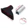 Possbay Car Front Bumper Turbo Air Intake Pipe Turbine Inlet Air Funnel Kit Round Rectangle Abs Plastic Cold Air Intake System
