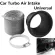 Kit Turbo Air Intake Pipe ABS 108x108x70mm Parts Replacement Carbon Fiber Style Bumper Car