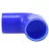 Possbay Universal Blue Water Hose 38-89mm 90 Degree Car Constant Diameter Silicone Hose Coupler Turbo Elbow Reducer Pipe