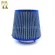 Blue 3" 76mm Performance Universal Air Intake Filter Height High Flow Cone Cold Air Intake