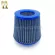 Blue 3" 76mm Performance Universal Air Intake Filter Height High Flow Cone Cold Air Intake