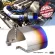 Air Intake Filter Cover Heat Shield For Racing Car 2.25" To 3.5" Filter Universalstainless Steel Neo Chrome Silver