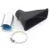 Pmfc Bumper Turbo Inlet Pipe Air Funnel 1set Car Cold Air Intake System Kit Air Filter Auto Front Air Intake Pipe Turbine Kit