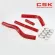Silicone Radiator Coolant Hose Clamps For Suzuki RM125 RM 125 2001-2008 04 05 Red