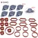 ISANCE 22 /32 mm Manifold Swirl Flap Gasket O-Rings Seals Blanking Plate for BMW 325D 330D 530D 730D 535D 330cd 530cd 525D