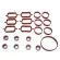 ISANCE 22 /32 mm Manifold Swirl Flap Gasket O-Rings Seals Blanking Plate for BMW 325D 330D 530D 730D 535D 330cd 530cd 525D