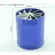 Racing Double Blade 64mm Dual Turbo Air Intake Gas Fuel Saver Fan Smota Tornado Turbine Charger Double Propeller Fit Intake