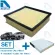 ชุดกรองอากาศ + กรองแอร์ Mitsubishi มิตซูบิชิ Pajero,Triton 2015-2020 By D Filter ไส้กรองอากาศ+ไส้กรองแอร์