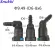 High Quality 9.49mm ID6 180 Degree Sae 3/8 Fuel Pipe Joint Plastic Future Line Quick Connector with O For Car 2PCS A LOT