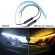 DRL LED Daytime Running Lights Dynamic Turnal Yellow Guide Strip for Headlight Assembly 2x Ultrafine Car Accessories