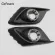 Cafoucs For Mazda 3 Axela Front Bumper Lights Cover Fog Lamp Hood Bkd1-50-c11 Bkd1-50-c21