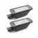 2pcs Car Rear License Plate Frames For Peugeot 106 1007 207 307 308 3008 406 407 508 806 Citroen C2 C3 C4 C5 C6 Ds3