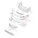 1pcs Front Bumper Headlight Cleaning Cover Left / Right Side For Chinese Saic Mg6 Auto Car Motor Parts 10193181