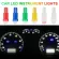 10pcs Car Car Light Bulb T5 1smd Interior Car Led Bulb Auto Side Wedge Dashboard Gauge Instrument Lights Car Accessories