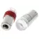 2PCS Car Tail Light Red/White Strobe Light Steering Flash Light LED Reversing Tail Bulb