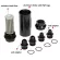 PQY 44mm Fuel Filter with 2PCS An6 and 2PCS An8 Adaptor Fittings with 60micron Steel Element PQY5565