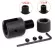 Aluminum Ruger 1022 10/22 Muzzle Brake Adapter 1/2x28  5/8x24 .750 Barrel End Thread Protector Combo