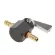 2pcs Blackyellow 1/4'' 6mm Straight Fuel Gas Cut Off Shut Off Valve Switch