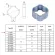 10pc Adjustable Double Ears Tube Clamp Hose Clamp For Gas Tube Water Tube Hose Clips Air Clamps For Fuel Pipe