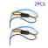 Blue Or Amber 2pcs Ultra Thin Car Led Headlight Daytime Running Light Eyebrow Strip Blue Amber