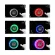 Car and Motorcycle Solar Wheel Lights Decorative LED Tire Lights Colorful Valve Lights Modified Wheels Lights