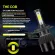225000lm Car Headlights High Low Beam Dc 9-32 Aluminum 9003 Replacement