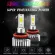 1pc H11 H8 H9 Car Led Headlight Bulb Kit 100w 26000lm High Power Led Light Bulb Xenon 6000k White