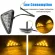 Triangle Led Turn Signal Lights Motorcycle Amber Lamp Universal Waterproof Super Bright Low Consumption High Quality