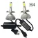 2PCS LED Mini Car Headlight H4 H4 H11 H11 9005 9006 Car Fog Lights 12V 24000 WHITE DRIVING RUNNING BULBS for Auto Automoti