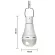 Indoor Waterproof  Led Solar Remote Control Light Solar Bulb Lamp Panel Emergency Plastic Bulb Hook Tent Lantern Outdoor