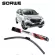 SORWE Special Rainwater for BMW 5 Series 26 inch and 18 inches, 2 pairs of Wiper Blade, the latest rubber, smooth, clean, clean