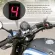 LED, universal digital gear indicator, motorcycle, showing a 5 -speed gear, red LED sensor