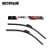 Sorwe 2 pairs of WiPER BLADE, the latest rubber, smooth, smooth, clean, wipering, second -shaped bone.