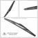 Kuapo backwater brushing blade for 2016 to 2020 Toyota Avanza, 1 rear wiper blade.