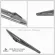Kuapo's back wiper blade for 2010 to 2017 Nissan Juke, 1 rear wiper blade.