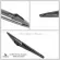 Kuapo's back wiper blade for 2014 to 2020 Nissan X-TRAIL 1 piece of wiper blade on the back of the Nissan XTRAIL