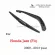 Kuapo back rainwater set for 2009 to 2013, Honda Jazz Fit, the back of the rainwater + wiper blade on the back. Honda Jazz