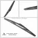Kuapo backwater brushing blade for 2013 to 2016. Mazda CX-5, 1 rear wiper blade.